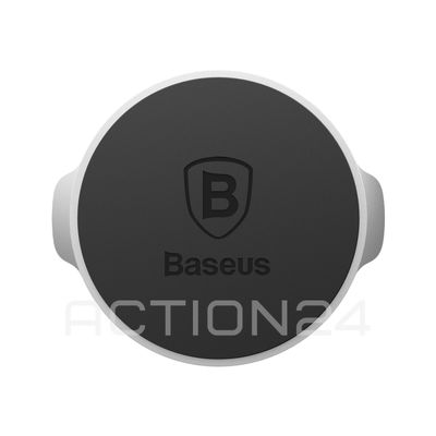 Автомобильный магнитный держатель смартфона Baseus Small на панель (серый)