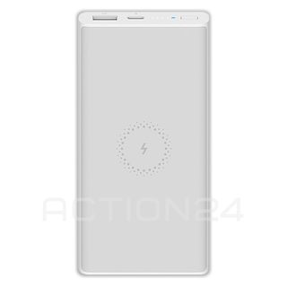 Внешний аккумулятор Xiaomi Mi Wireless 10000 mAh с беспроводной зарядкой  (белый) #1