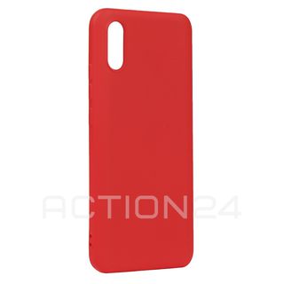 Чехол на Xiaomi Redmi 9A силиконовый (красный) #1