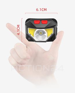 Фонарь налобный Sensor Headlamp YD-30 (инфракрасная активация) #8