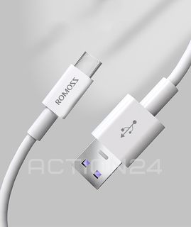 Кабель Romoss 5A USB / Type-C CB304 (белый, 100 см) #3