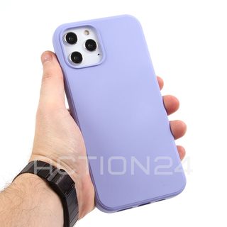 Чехол на iPhone 12 Pro Silicone Case (розовый) #3