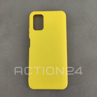 Чехол на Xiaomi Poco M3 силиконовый (желтый) #1