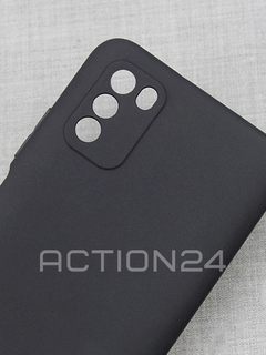 Чехол на Xiaomi Poco M3 силиконовый (черный) #3