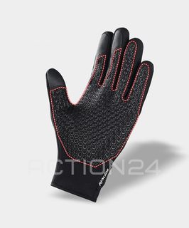 Перчатки спортивные сенсорные демисезонные Kyncilor на молнии (черный) размер L #6