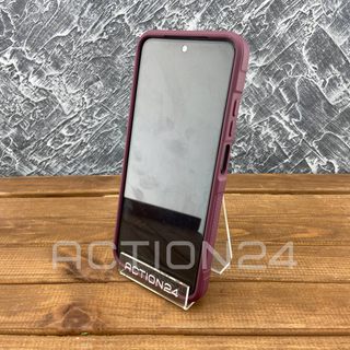 Чехол на Xiaomi Redmi Note 10S / Poco M5s Flexible Case (бордовый) #5