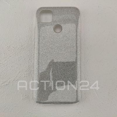 Чехол на Xiaomi Redmi 9C / Redmi 10A силиконовый Diamond (серебро)