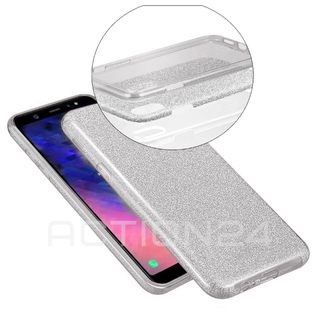 Чехол на Xiaomi Redmi 9A Diamond силиконовый (серебро) #1