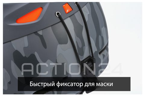 Шлем горнолыжный NandN NT628 (серый, L) #7