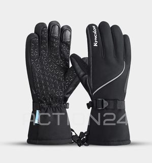 Перчатки зимние горнолыжные сенсорные Kyncilor (черный) размер XL #8