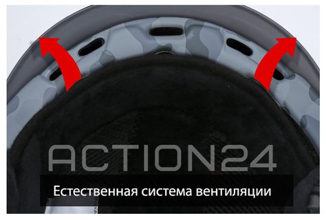 Шлем горнолыжный NandN NT628 (черный, L) #4