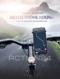 Держатель смартфона на велосипеде с силиконовой застежкой (4" - 6, 3") #2