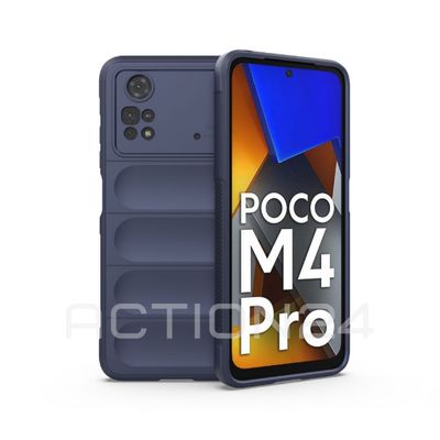 Чехол на Xiaomi Poco M4 Pro 4G Flexible Case (синий)