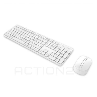 Беспроводная клавиатура с мышкой MIIIW Bluetooth Dual Mode Keyboard (белый)