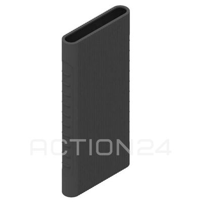 Силиконовый чехол для Xiaomi Power Bank 3 / 2S 10000 (цвет: черный)