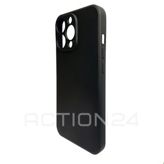 Чехол на iPhone 13 Pro Silicone Case (черный) #2