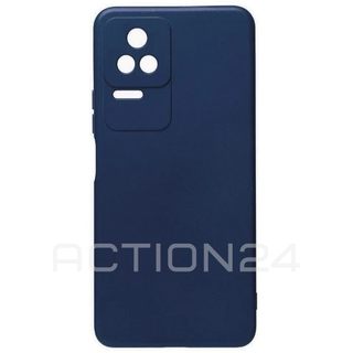 Чехол на Xiaomi Poco F4 Silicone Case (синий) #1