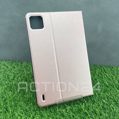 Чехол книжка Xiaomi Mi Pad 6 на силиконе (розовое-золото)
