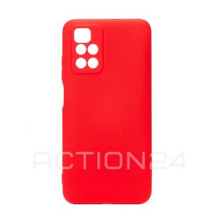 Чехол на Xiaomi Redmi 10 Силиконовый (красный) #1