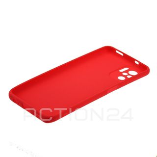 Чехол на Xiaomi Redmi Note 10S / Poco M5s силиконовый с защитой камеры (красный) #2