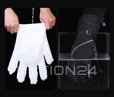 Перчатки зимние горнолыжные сенсорные Kyncilor (черный) размер XL #4