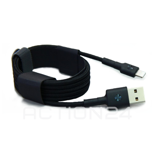 Кабель ZMI USB / Lightning в оплетке с магнитным креплением AL803 (черный, 100 см) #3