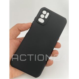 Силиконовый чехол Silicone Case на Xiaomi Poco M3 Pro / Redmi Note 10T (черный) #1
