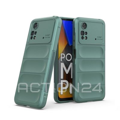 Чехол на Xiaomi Poco M4 Pro 4G Flexible Case (зеленый)