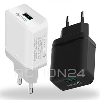 Сетевое зарядное устройство Qualcomm 3.0 Quick Charge 18W (QC01) белый #5