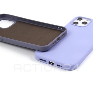 Чехол на iPhone 12 Pro Silicone Case (розовый) #2