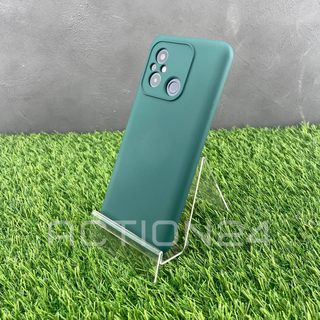 Чехол на Xiaomi Redmi 12C (зеленый) Silicone Case  #4