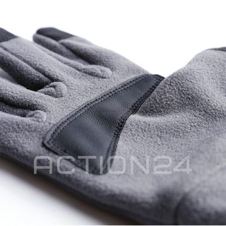 Перчатки спортивные демисезонные флисовые (черный) размер L #3