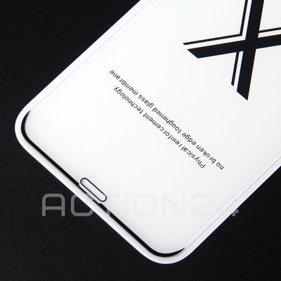 Стекло с рамкой полного покрытия на iPhone XR / iPhone 11 Premium (цвет: черный)