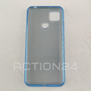 Чехол на Xiaomi Redmi 9C / Redmi 10A силиконовый Diamond (голубой) #2