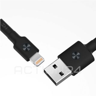 Кабель ZMI USB / Lightning в оплетке с магнитным креплением AL803 (черный, 100 см) #2