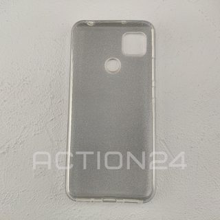 Чехол на Xiaomi Redmi 9C / Redmi 10A силиконовый Diamond (серебро) #2