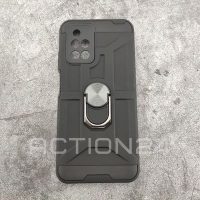 Чехол на Xiaomi Redmi 10 трансформер (черный) Armor Case