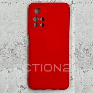 Силиконовый чехол Silicone Case на Xiaomi Poco M4 Pro 5G / Redmi Note 11 (красный) #1