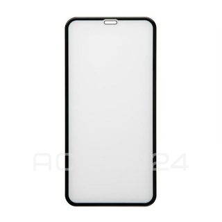 Стекло с рамкой полного покрытия на iPhone XR / iPhone 11 (цвет: черное матовое) #1