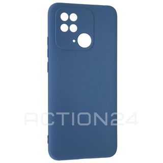 Чехол на Xiaomi Redmi 10C / Poco C40 Silicone Case (синий) #1