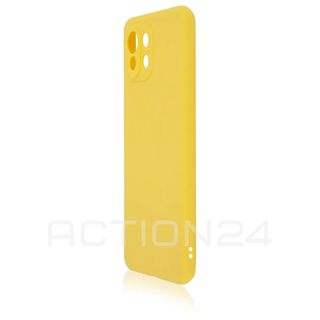 Чехол на Xiaomi 11 Lite 5G NE силиконовый (желтый) #3