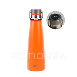 Термос KKF Vacuum Bottle с дисплеем (475 мл, оранжевый) #4