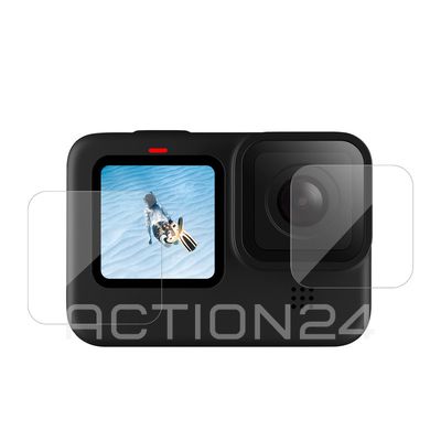 Защитное стекло для GoPro Hero 12, 11, 10, 9 (набор 3 шт)
