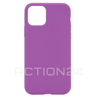 Чехол на iPhone 12 Silicone Case (фиолетовый) #1