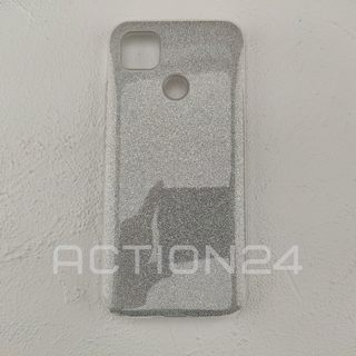 Чехол на Xiaomi Redmi 9C / Redmi 10A силиконовый Diamond (серебро) #1