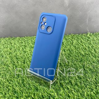 Чехол на Xiaomi Redmi 12C (синий) Silicone Case  #4