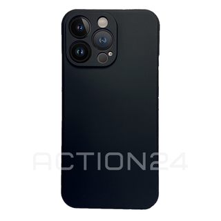 Чехол на iPhone 13 Pro Silicone Case (черный) #1