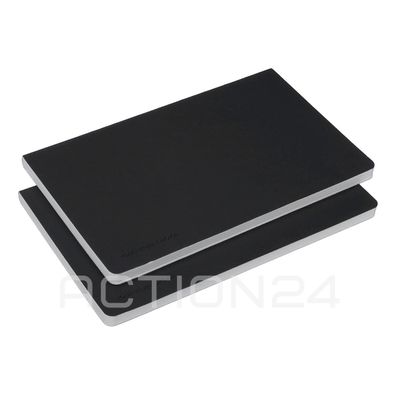Ежедневник Kaco Noble PU Notebook (черный, 2 шт)