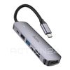 Type-C Hub Хаб 6 в 1 Hoco HB28 USB 2.0, 1 USB 3.0, Type-C, SD, Micro SD, HDMI #1
