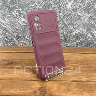 Чехол на Xiaomi Poco M4 Pro 4G Flexible Case (бордовый) #2